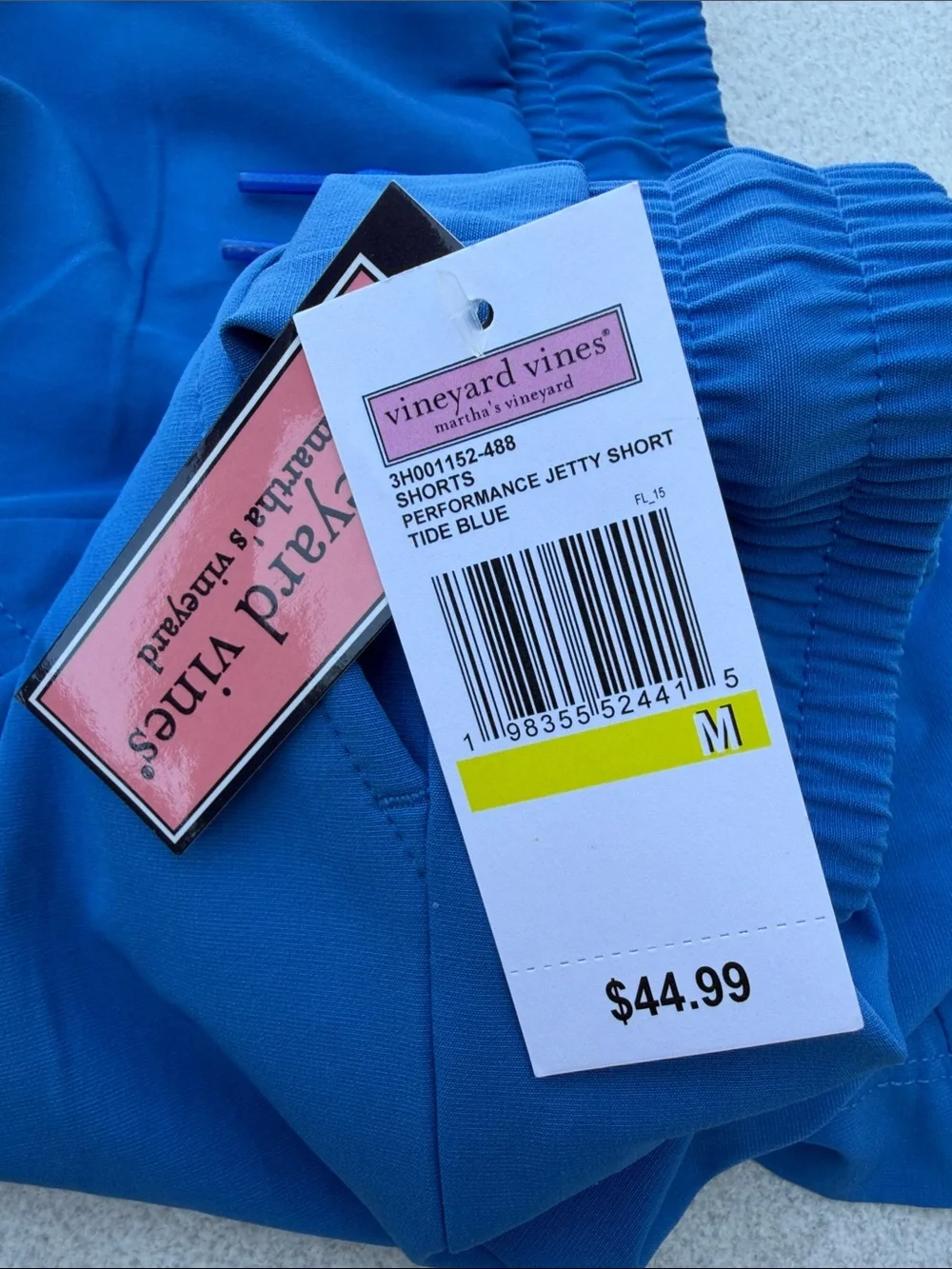 Vineyard Vines Blue Performance Jetty Shorts size Medium